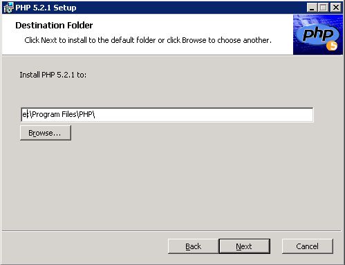 Set the destination folder to the Apps drive Set the destination folder to the Apps drive