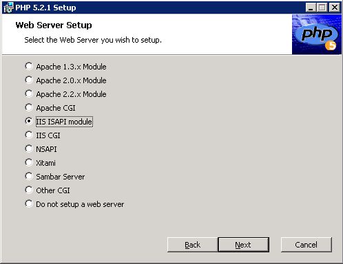 Set the Webserver Set the Webserver