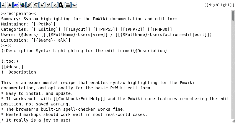 Click on 'Highlight' to enable Click on 'Highlight' to enable
